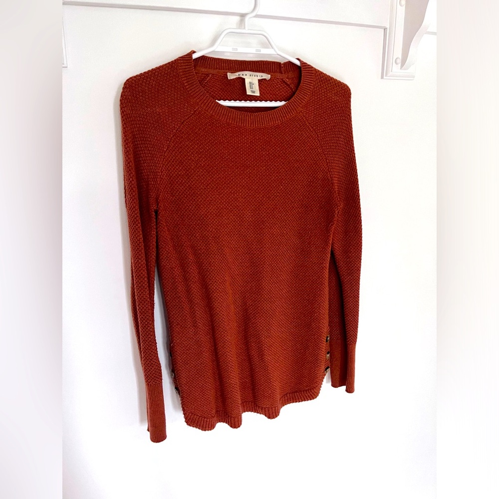 Orange/Rust Knit Sweater